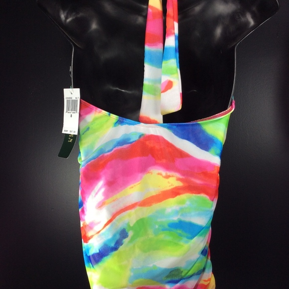 Lauren Ralph Lauren Water Color Tankini Set Small - Picture 4 of 6